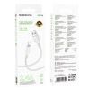 Cablu Borofone BX116 Certain charging data cable iP [White]