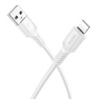 Cablu Borofone BX116 Certain charging data cable iP [White]