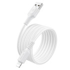 Cablu Borofone BX116 Certain charging data cable iP [White]
