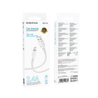 Cablu Borofone BX116 Certain charging data cable Micro [White]