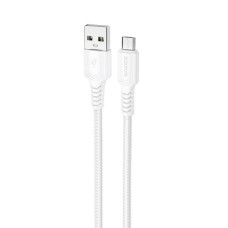 Cablu Borofone BX116 Certain charging data cable Micro [White]