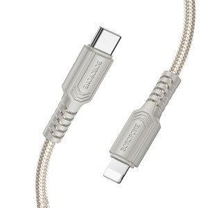 Cablu Borofone BX116 Certain PD charging data cable iP [Gray]