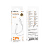 Cablu Borofone BX116 Certain PD charging data cable iP [White]