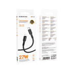 Cablu Borofone BX116 Certain PD charging data cable iP [Black]