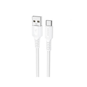 Cablu Borofone BX116 Certain charging data cable Type-C [White]