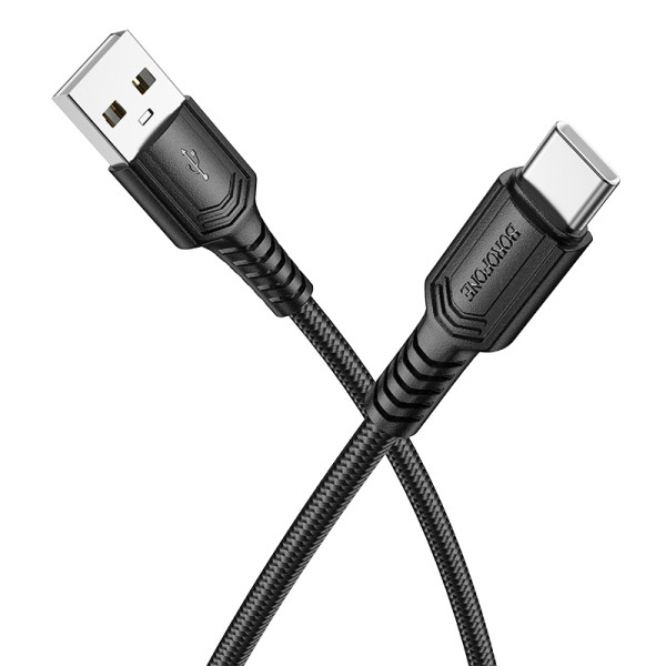 Cablu Borofone BX116 Certain charging data cable Type-C [Black]