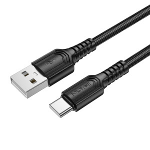 Cablu Borofone BX116 Certain charging data cable Type-C [Black]