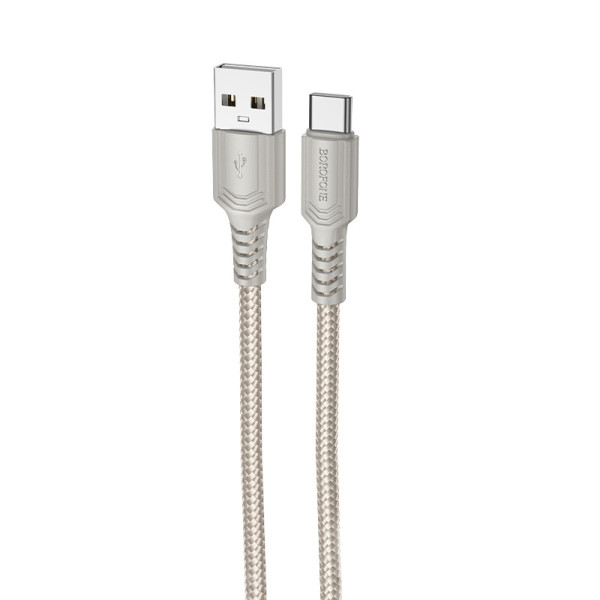 Cablu Borofone BX116 Certain charging data cable Type-C [Gray]