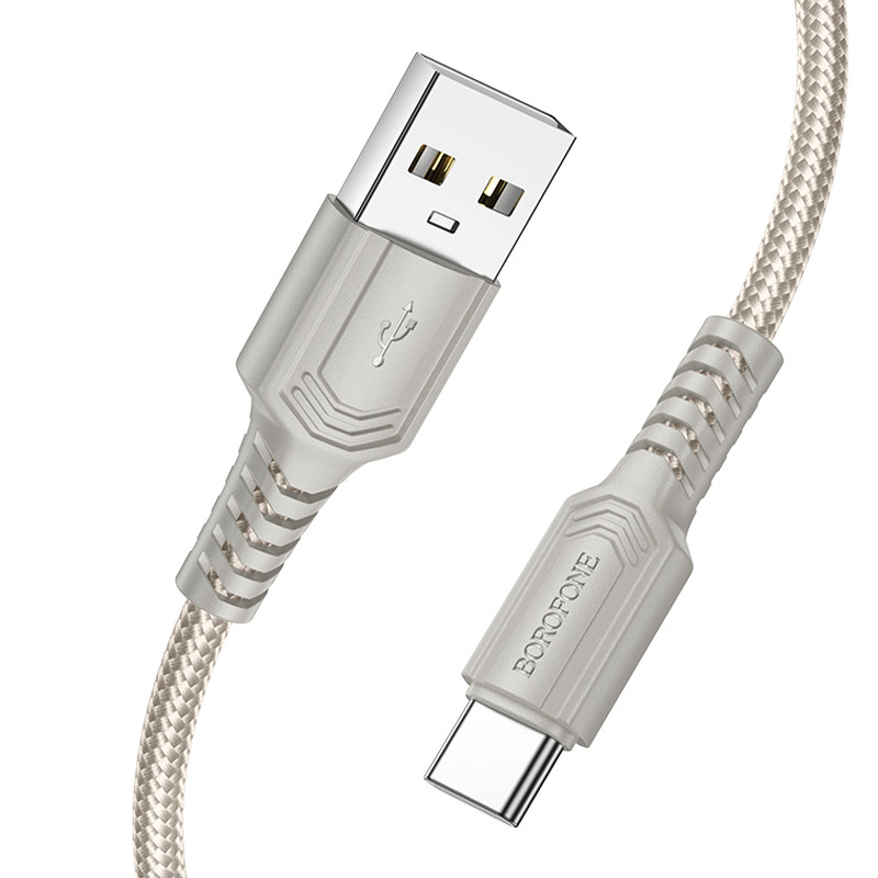 Кабель Borofone BX116 Certain charging data cable Type-C [Gray]