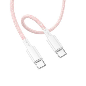 Cablu Borofone BX117 Source 60W charging data cable C to C [Pink]