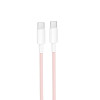 Cablu Borofone BX117 Source 60W charging data cable C to C [Pink]