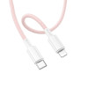 Cablu Borofone BX117 Source PD charging data cable iP [Pink]