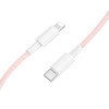 Cablu Borofone BX117 Source PD charging data cable iP [Pink]