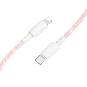 Cablu Borofone BX117 Source PD charging data cable iP [Pink]