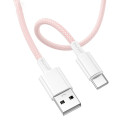 Cablu Borofone BX117 Source charging data cable Type-C [Pink]