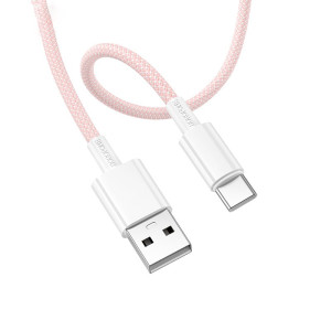 Cablu Borofone BX117 Source charging data cable Type-C [Pink]