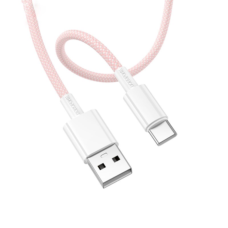 Cablu Borofone BX117 Source charging data cable Type-C [Pink]