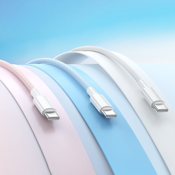Cablu Borofone BX117 Source charging data cable Type-C [Pink]
