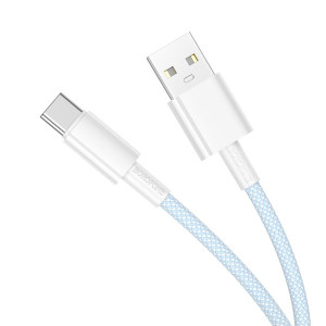 Кабель Borofone BX117 Source charging data cable Type-C [Blue]