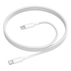 Cablu Borofone BX117 Source 60W charging data cable C to C [White]