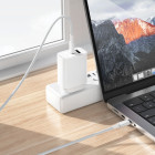 Cablu Borofone BX117 Source 60W charging data cable C to C [White]