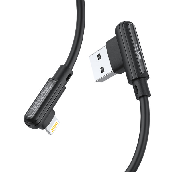 Cablu Borofone BX58 Lucky Lighting (1м) [Black]