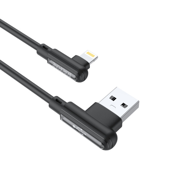 Cablu Borofone BX58 Lucky Lighting (1м) [Black]