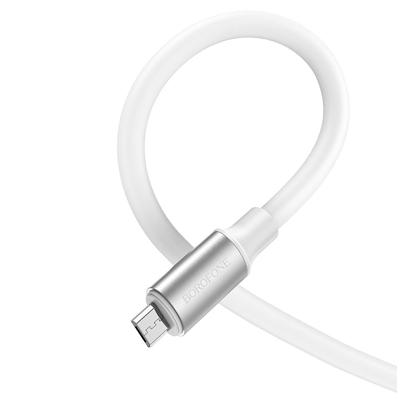 Кабель Borofone BX82 Micro USB (1м) [White]