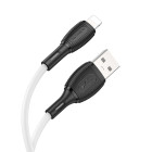 Кабель Borofone BX86 Advantage silicone charging data cable for iP [White]