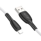 Кабель Borofone BX86 Advantage silicone charging data cable for iP [White]