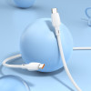 Кабель Borofone BX93 Super power 100W fast charging data cable Type-C to Type-C [White]