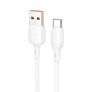 Кабель Borofone BX93 Super power 27W charging data cable Type-C [White]