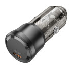 Incarcator auto Borofone BZ24 Clever PD20W [Transparent-Black]