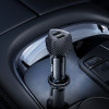 Incarcator auto Borofone BZ31A Solid dual-port car charger set(iP) [Black]
