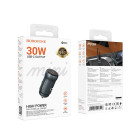 Incarcator auto Borofone BZ32 Fresh single port PD30W car charger [Metal Gray]