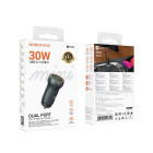 Incarcator auto Borofone BZ32A Fresh PD30W+QC3.0 car charger [Metal Gray]