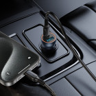 Incarcator auto Borofone BZ32A Fresh PD30W+QC3.0 car charger [Metal Gray]