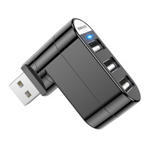 Adaptor Hoco HB1 USB to 3*USB  [Black]