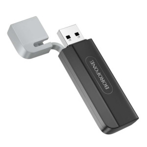 Adaptor Borofone DH9 Wisdom 2-in-1 USB 2.0 card reader [Black Grey]