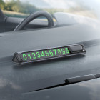 Авто табличка с номером телефона Borofone FC3 Ronny can hidden parking sign [Black]