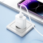 Incarcator Borofone Borofone BA82A single port PD25W charger set (Type-C to IP) [White]