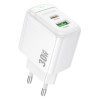 Incarcator de retea Borofone BAS45A charger (PD30W+QC3.0) [White]