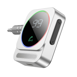 FM Модулятор BC52 True way car AUX BT receiver [Silver]