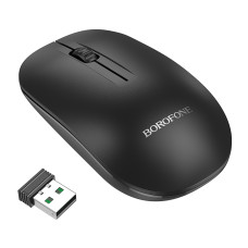 Mouse pentru laptop BG14 Planet 2.4G business wireless mouse [Black]