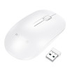 Mouse pentru laptop BG14 Planet 2.4G business wireless mouse [White]