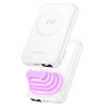 Power Bank Borofone BJ83 Ocean 22.5W+PD20W magnetic power bank with telescopic lamp and holder(10000mAh) [White]