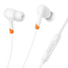 Casti Borofone BM92 Refined universal earphones with microphone [White]