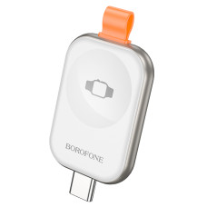 Беспроводная зарядка Borofone BQ25A Wireless charger for iWatch [Silver]