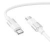 Кабель Borofone BX106 Charge 60W charging data cable Type-C to Type-C [White]