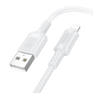 Cablu Borofone BX111 Charge charging data cable iP [White]